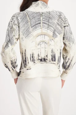 Monari Pullover & Sweatshirts*809517 almond gemustert