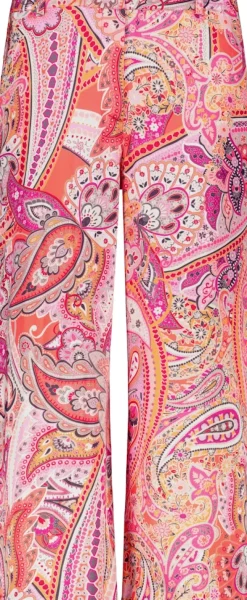 Monari Hosen*408875 apricot gemustert