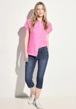 Cecil Shorts*3/4 Casual Fit Jeans mid blue used wash