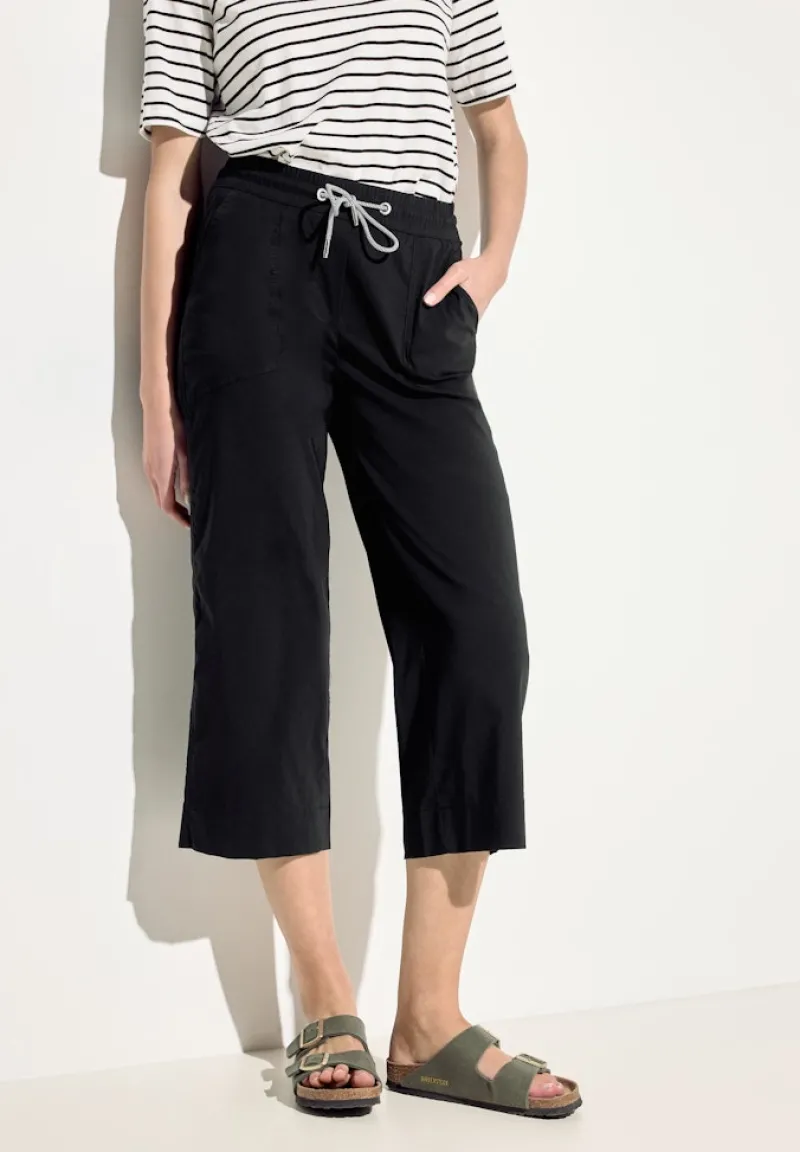 Cecil Shorts*3/4 Culotte Hose Black