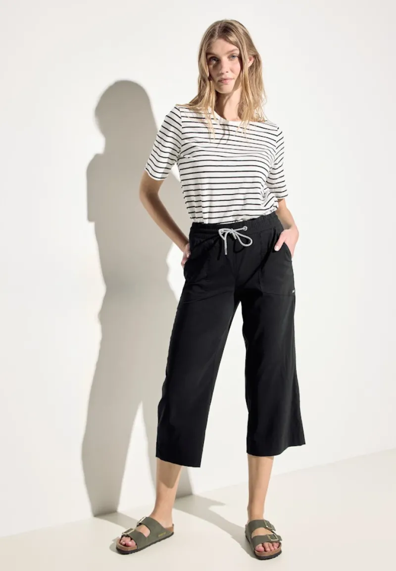 Cecil Shorts*3/4 Culotte Hose Black