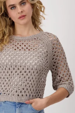 Monari Pullover & Sweatshirts*409249 dark linen