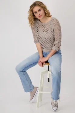 Monari Pullover & Sweatshirts*409249 dark linen