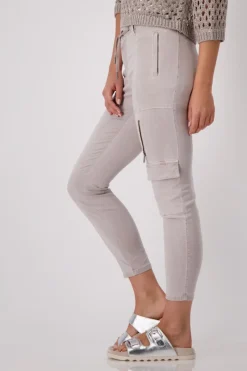 Monari Hosen*409068 dark linen