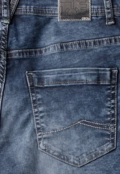 Cecil Shorts*3/4 Jeans mid blue used wash