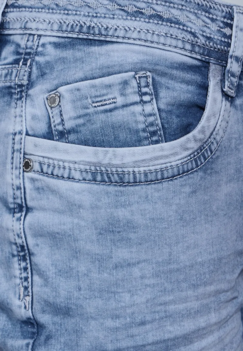 Street One Shorts*3/4 Jeans sky blue random wash