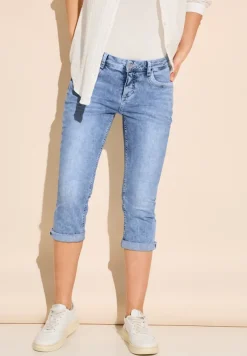 Street One Shorts*3/4 Jeans sky blue random wash