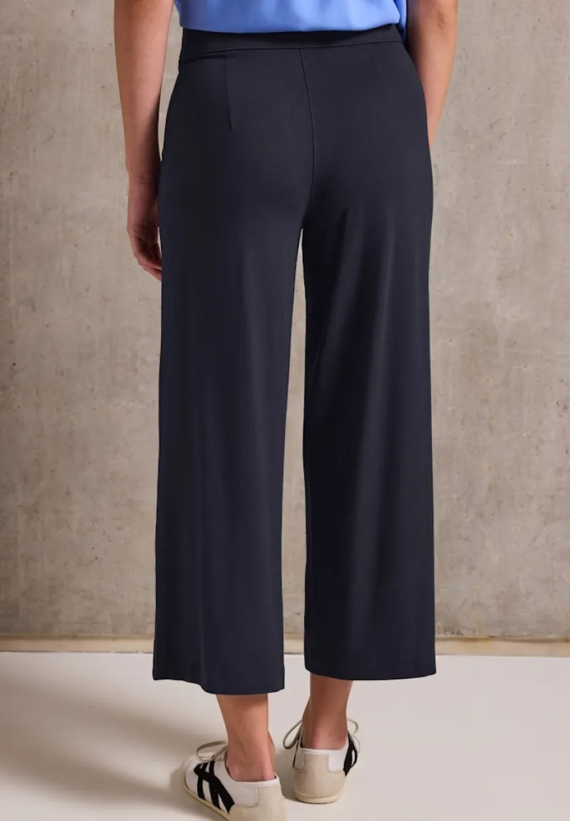 STREET ONE STUDIO Shorts*7/8 Jersey Culotte dark void blue