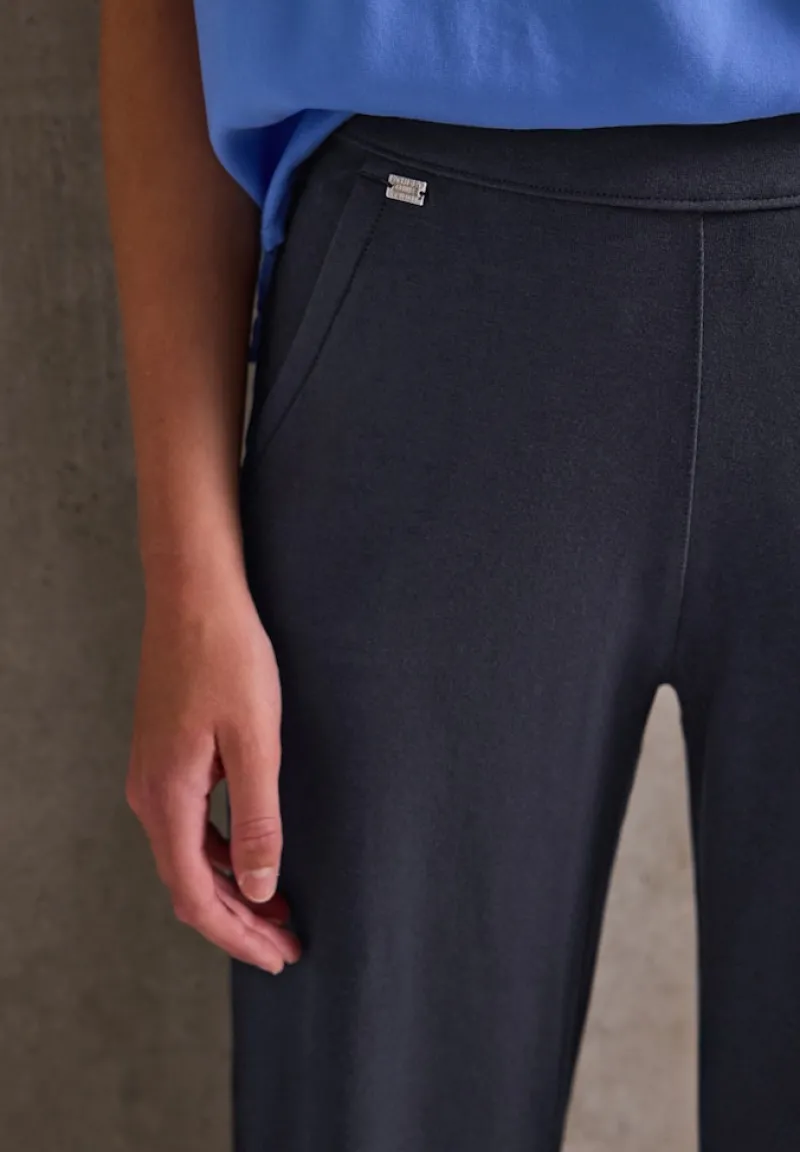 STREET ONE STUDIO Shorts*7/8 Jersey Culotte dark void blue