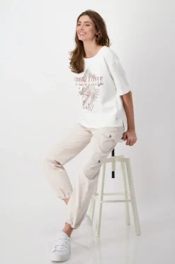 Monari Shirts*408191 off-white