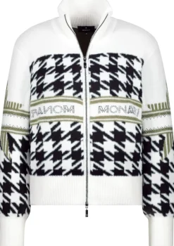 Monari Pullover & Sweatshirts*807798 off-white gemustert