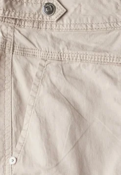 Cecil Shorts*3/4 Papertouch Hose boulder beige