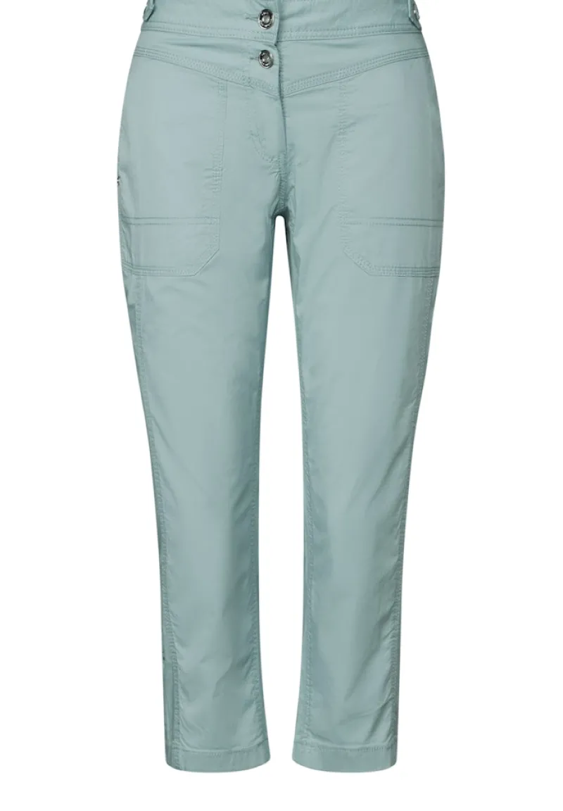 Cecil Shorts*3/4 Papertouch Hose cool salvia green