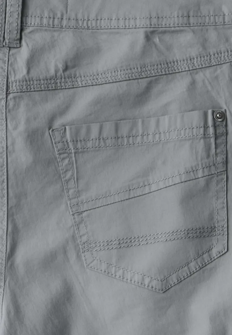 Cecil Shorts*3/4 Papertouch Hose obelisk grey