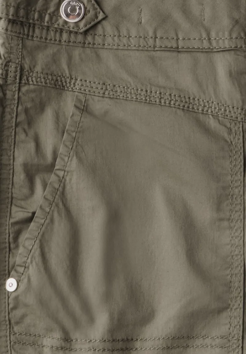 Cecil Shorts*3/4 Papertouch Hose smoky taupe