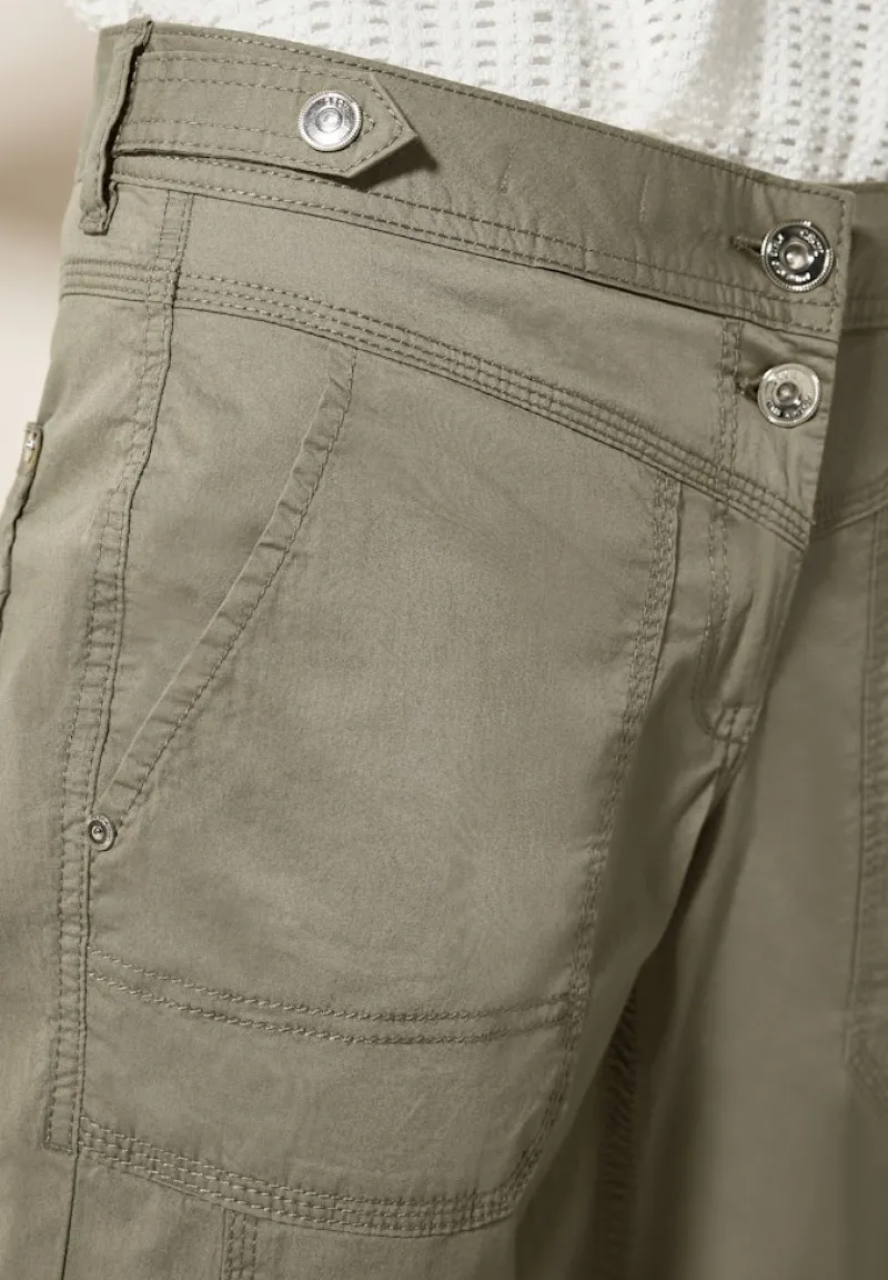 Cecil Shorts*3/4 Papertouch Hose smoky taupe