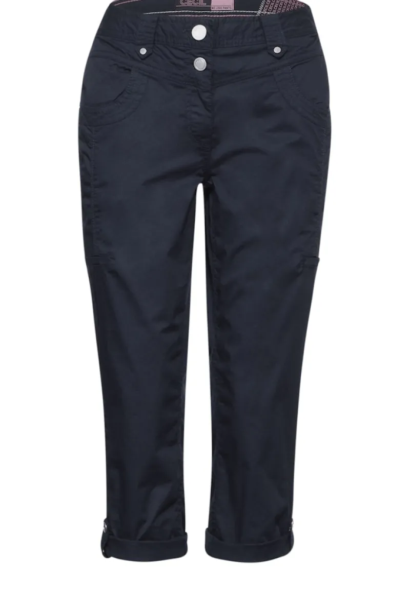 Cecil Shorts*3/4 Papertouch Hose universal blue