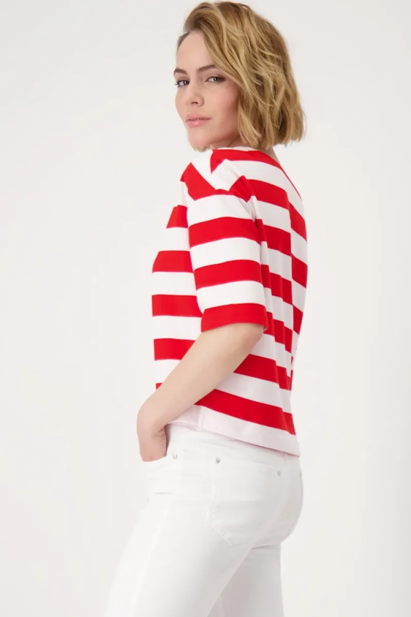 Monari Pullover & Sweatshirts*409707 red ringel