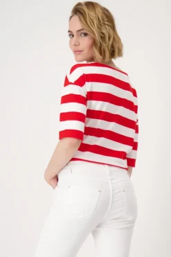 Monari Pullover & Sweatshirts*409707 red ringel