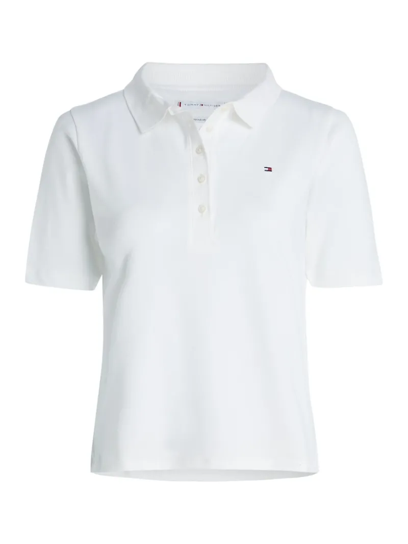 Tommy Hilfiger Shirts*1985 REG PIQUE POLO SS ecru