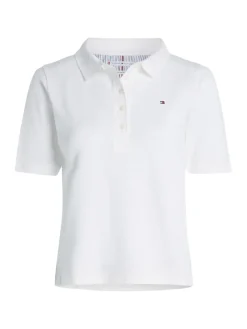 Tommy Hilfiger Shirts*1985 REG PIQUE POLO SS ecru