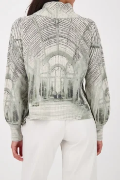 Monari Pullover & Sweatshirts*809517 sage gemustert