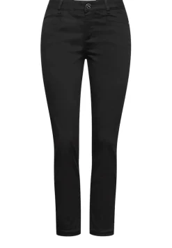 Street One Shorts*7/8 Satin Hose Black