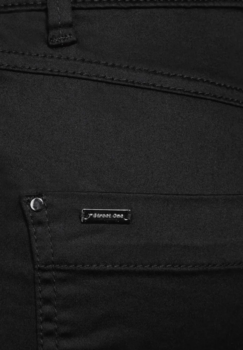 Street One Shorts*7/8 Satin Hose Black