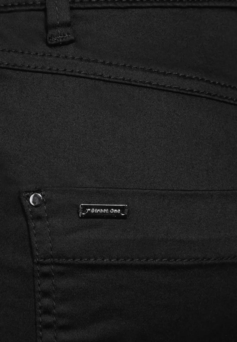 Street One Shorts*7/8 Satin Hose Black