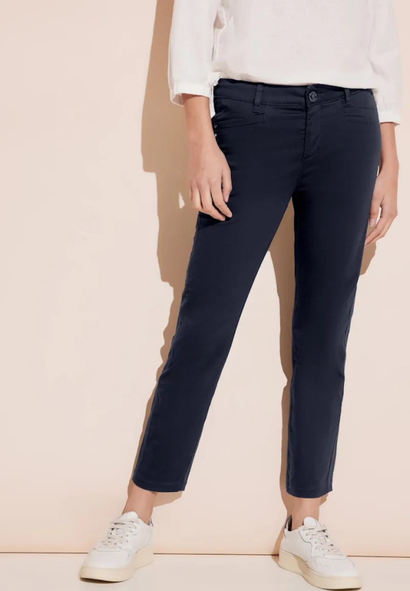 Street One Shorts*7/8 Satin Hose deep blue