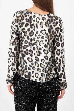 Monari Blusen*809583 schwarz gemustert