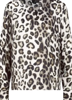 Monari Blusen*809583 schwarz gemustert