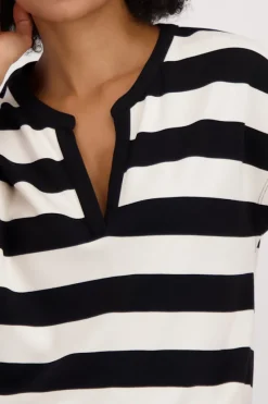 Monari Shirts*409879 schwarz ringel