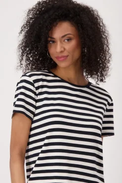 Monari Shirts*409889 schwarz ringel