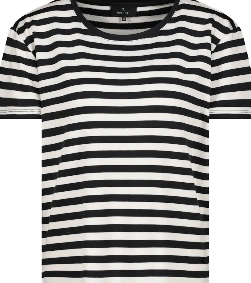 Monari Shirts*409889 schwarz ringel