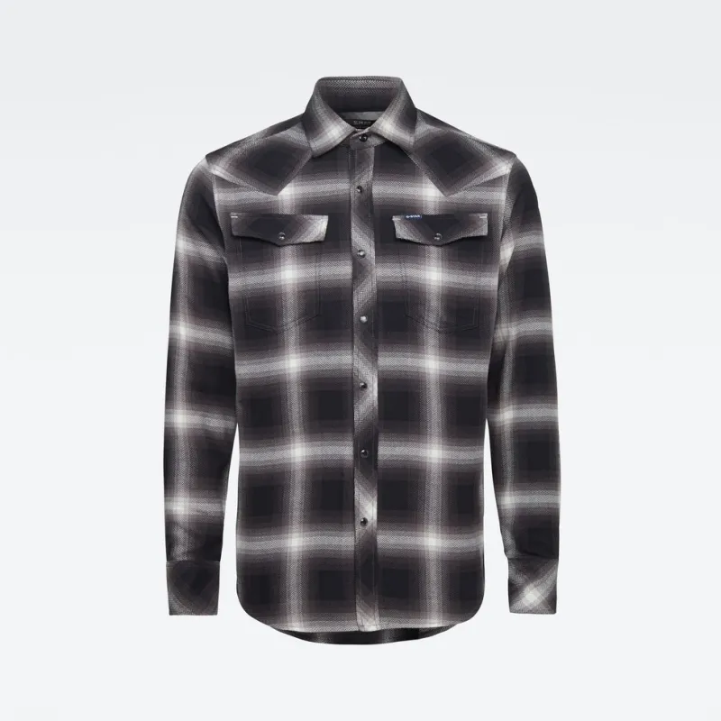 G-star Raw Hemden*3301 slim shirt ls dk black dale check