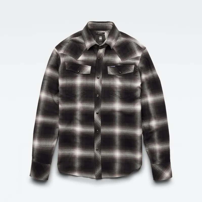 G-star Raw Hemden*3301 slim shirt ls dk black dale check