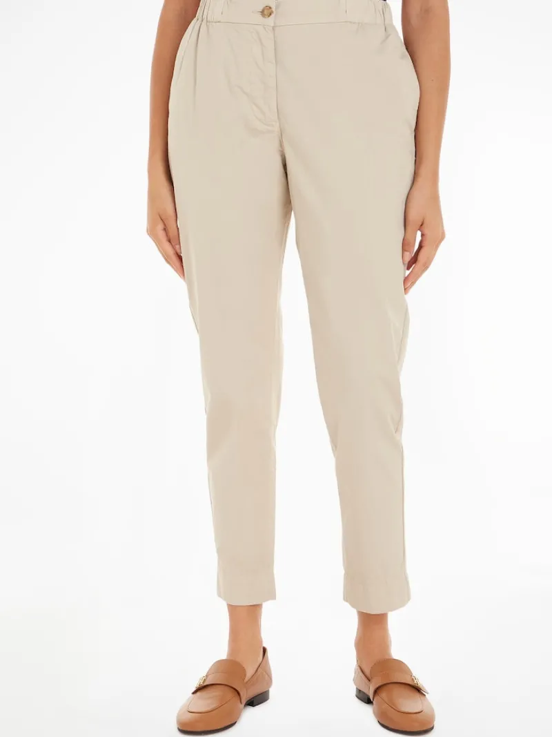 Tommy Hilfiger Hosen*1985 TAPERED CO PULL ON PANT light sandalwood