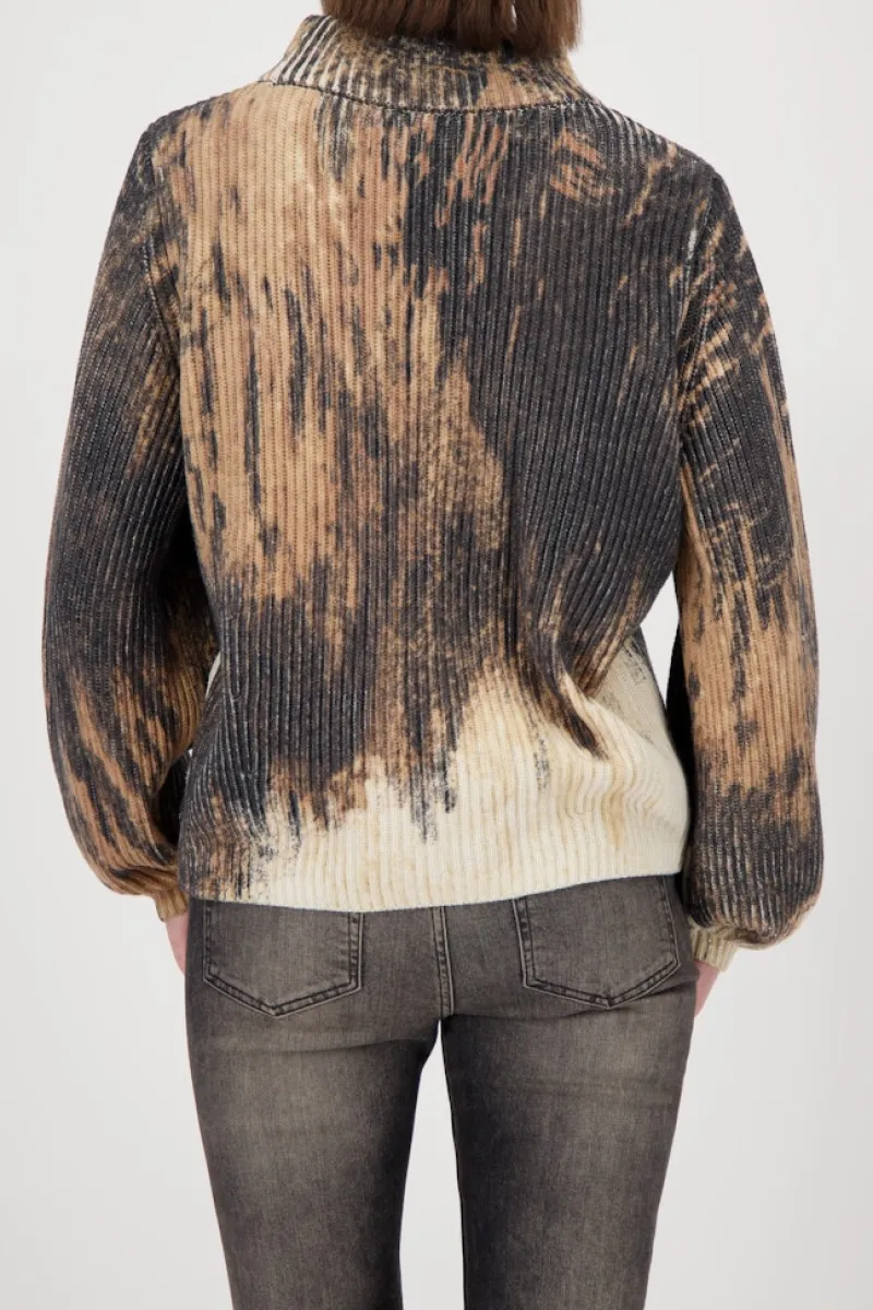 Monari Pullover & Sweatshirts*809457 whisky gemustert