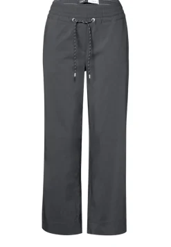 Cecil Shorts*7/8 Wide Leg Hose volcanic grey