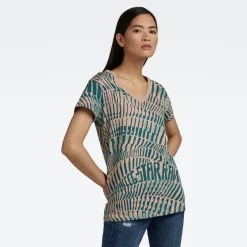 G-star Raw Shirts*All over print v t tuscany wave camo