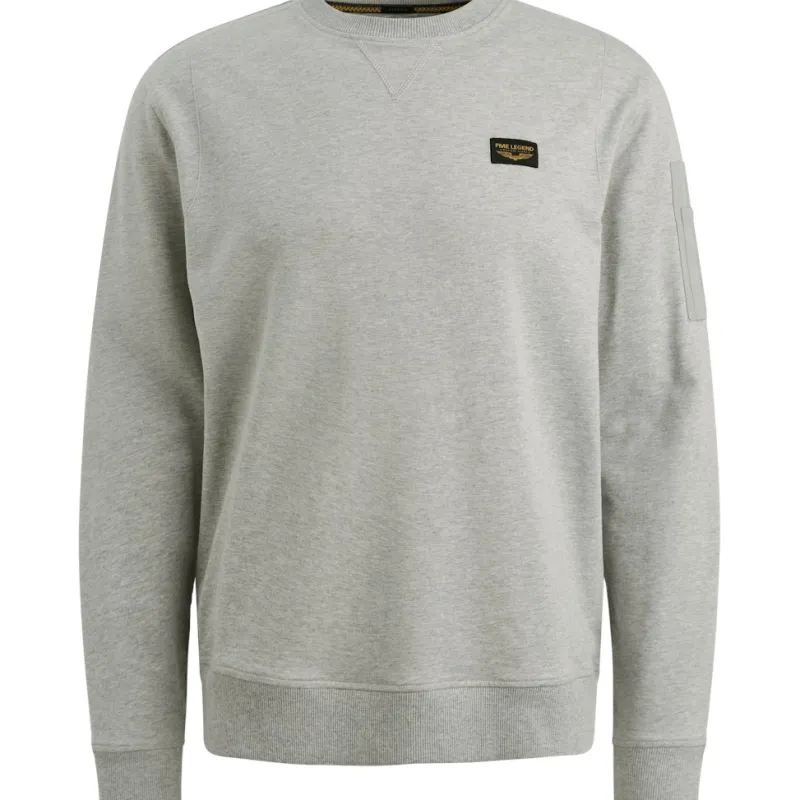 PME Legend Pullover & Sweatshirts|Big Boys*American Classic sweat light grey melee