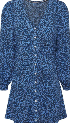 Tommy Jeans Kleider*ANIMAL PRINT RUCHE DRESS 0KP