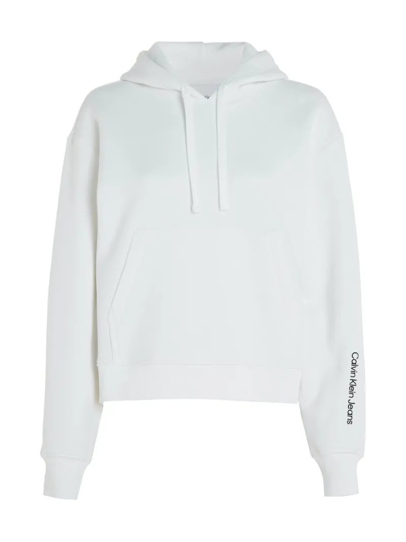 Calvin Klein Jeans Pullover & Sweatshirts*BACK DIAMOND GRAPHIC HOODIE Bright White