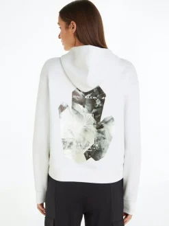 Calvin Klein Jeans Pullover & Sweatshirts*BACK DIAMOND GRAPHIC HOODIE Bright White