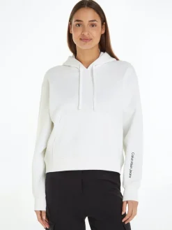 Calvin Klein Jeans Pullover & Sweatshirts*BACK DIAMOND GRAPHIC HOODIE Bright White