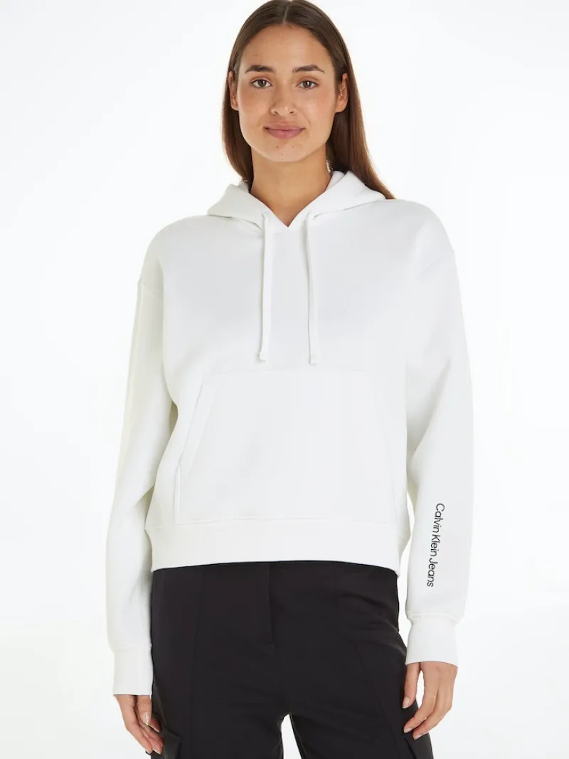 Calvin Klein Jeans Pullover & Sweatshirts*BACK DIAMOND GRAPHIC HOODIE Bright White