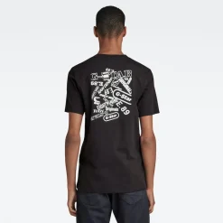 G-star Raw Shirts*Back gr slim r t dk black