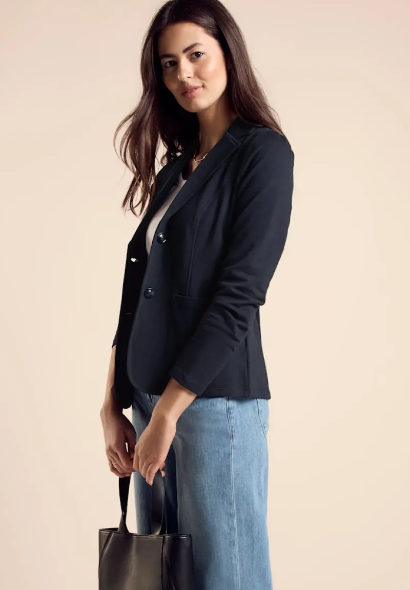 Street One Jacken*Basic Blazer deep blue