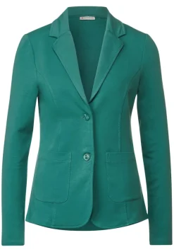 Street One Jacken*Basic Blazer lagoon green